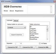 MDB Converter screenshot